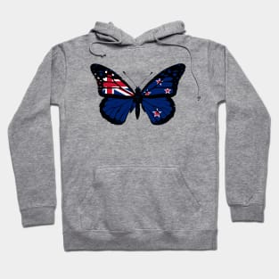 New Zealand Flag Monarch Butterfly To Celebrate Waitangi Day (Support New Zealand) Hoodie